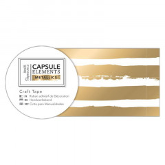 Craft Tape - Elements Metallic Gold Stripe